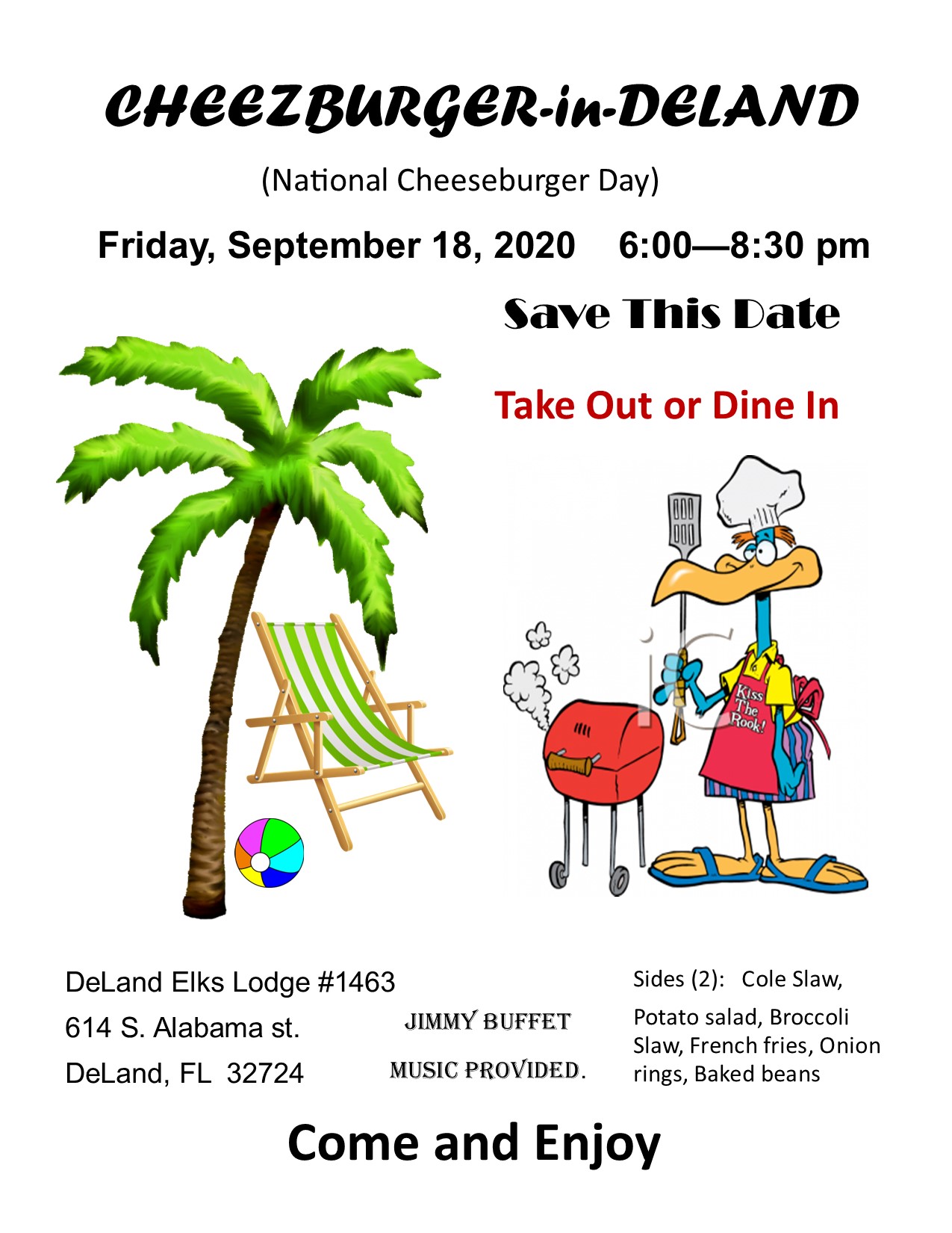 CALENDAR and EVENTS DeLand Elks 1463